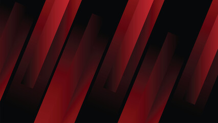 Vector abstract red shape geometric overlap background