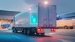 © Anna - refrigerated truck with P-IoT sensors monitoring temperature, ensuring perishable goods remain in perfect condition