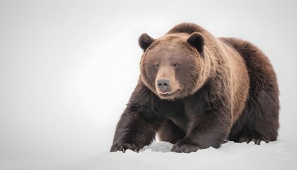 Bear animal Isolated on white background