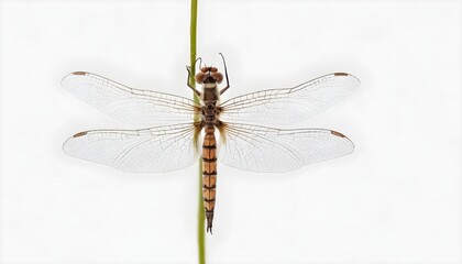 Wall Mural - Dragonfly isolated on white background
