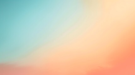 Wall Mural - steel blue and apricot gradient background, steel blue, apricot, gradient background, copy space
