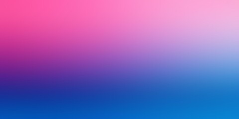 Wall Mural - Pink to blue gradient background with noise texture, vibrant transition,Blurred Gradient