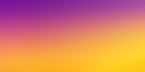 Wall Mural - yellow to purple gradient background with noise texture, vibrant, deep,blurred gradient