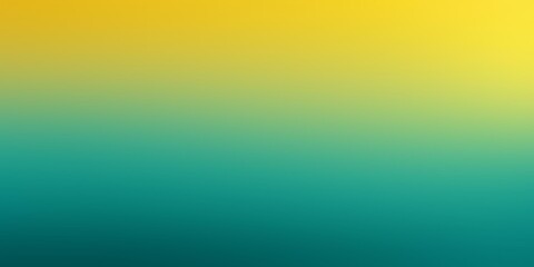 Wall Mural - yellow to teal gradient background with noise texture, bright, cool,blurred gradient