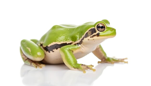  Frog isolated on white background