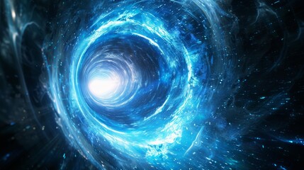Wall Mural - abstract circle futuristic technology background