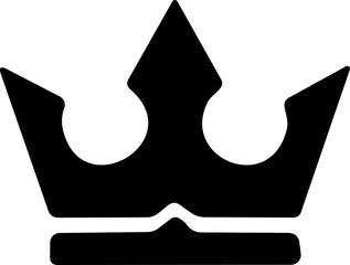 Sticker - Hat or cap for royal prince or queen. Crown icon. crown of king symbol. Vector illustration