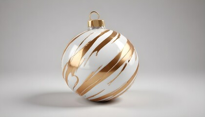 Wall Mural - christmas ball isolated on white background