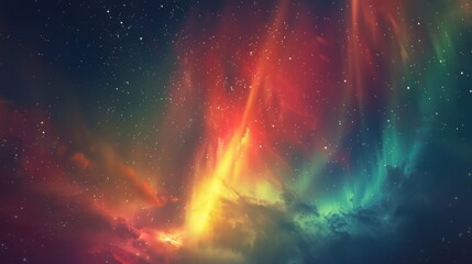 Wall Mural - Ethereal space nebula with stardust for background or text