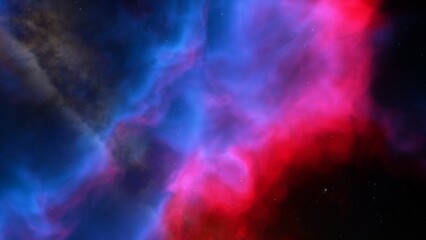 Wall Mural - vibrant colorful space galaxy nebula in a starry night cosmos - universe science and astronomy super