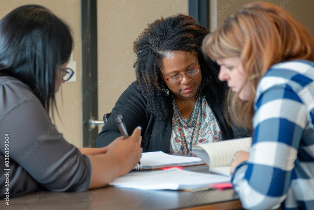 Professional Photography of a feedback reflection session, with ...