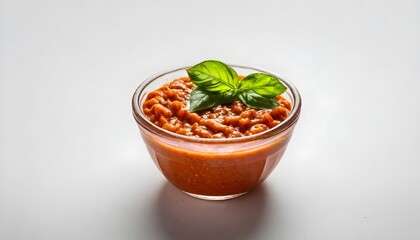 Wall Mural - Chilli sauce  isolated on white background