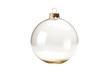 © Usama - Gilded Whispers: A Glass Ball Ornament With a Touch of Elegance on a White or Clear Surface PNG Transparent Background.