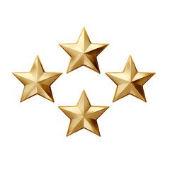 a group of gold stars