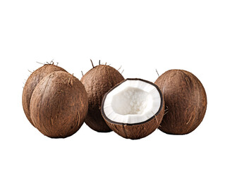 Poster - a group of coconuts on a table