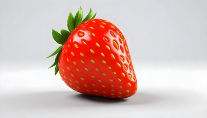 Wall Mural - Strawberry isolated on white background