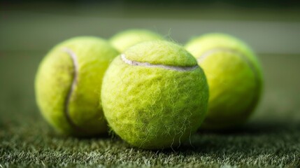 Tennis ball sport object background illustration generated by ai