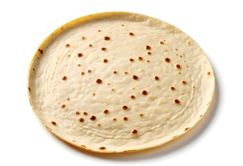 Wall Mural - Tortilla isolated on white Background