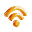 © ITrWorks - Golden Wifi Signal 3D Icon