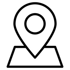 Wall Mural - location icon