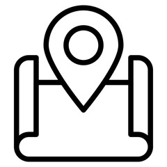 Wall Mural - maps location