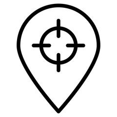 Wall Mural - location icon