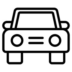 Canvas Print - car icon