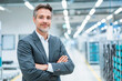 © tunedin - Portrait of a confident businessman in a modern factory