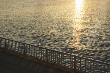 Wall Mural - 浜寺公園の夕景