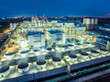 © zhao dongfang - Oil refinery and chemical plant industrial buildings at night