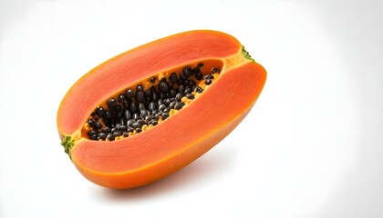 Wall Mural - papaya isolated on white background 