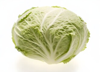 Wall Mural - Cabbage isolated on white background 