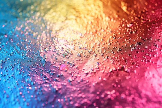 A foil gradient background that shimmers and shines with all the colors of the rainbow, creating a magical and enchanting atmosphere.