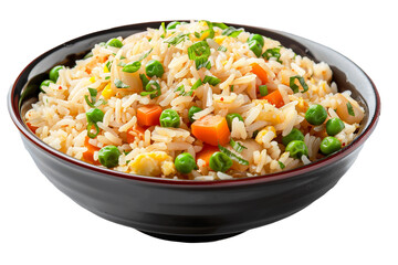 Wall Mural - Fried rice isolated on transparent background