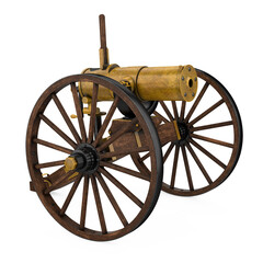 Wall Mural - Old Cannon Isolated