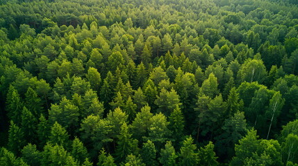 Lush Tree crowns, top view, aerial view. Dense green forest. Drone photo. ?onservation easement agreement protecting a privately owned forest from development and ensuring its perpetual conservation