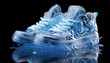 © Zeeshan - ice sneakers shoes, ultra detail