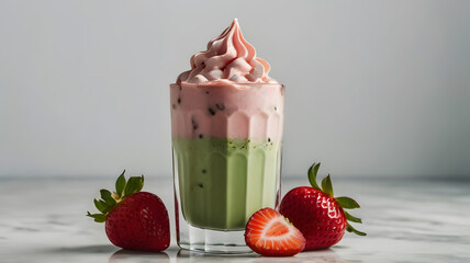 Poster - matcha strawberry