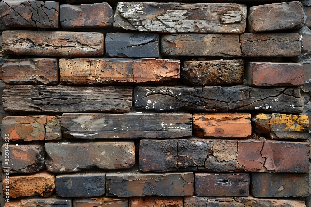 Weathered Brick Wall Texture for Architectural Design and Backgrounds ...