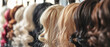 © Ai Studio - A closer view of wigs offers a glimpse into the world of hair artistry and expression.