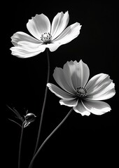 Canvas Print - Blossom flower pollen cosmos.