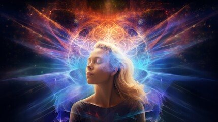 energy woman, healing feminity