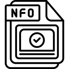 Sticker - NFO Icon