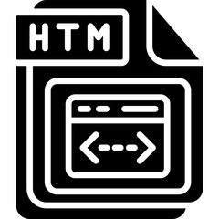 Canvas Print - HTM Icon