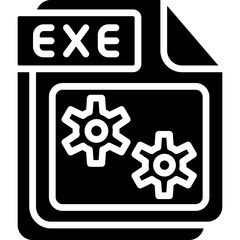 Wall Mural - EXE Icon