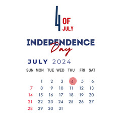 Wall Mural - Happy independence day 4 Th July, United states of America day. Social media Story Layout design template for independence day social media.