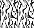 © akn - Painting brush pattern. Abstract pattern design