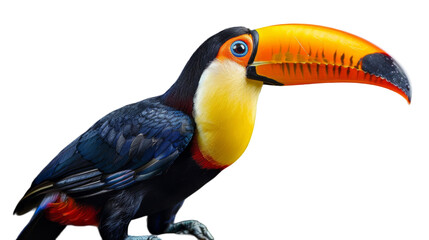 Wall Mural - A toucan with a large, colorful beak