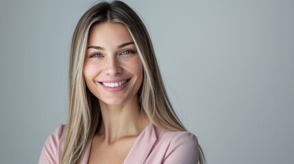 Wall Mural - The smiling young woman