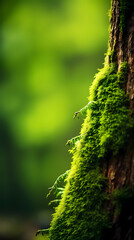 Wall Mural - Moss in the forest